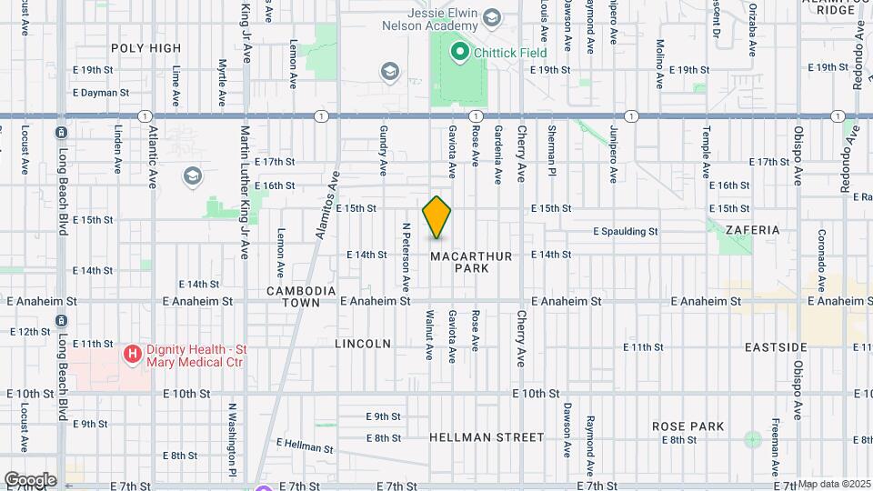 1420 Walnut Ave Mapa y Detalles de la Ubicación