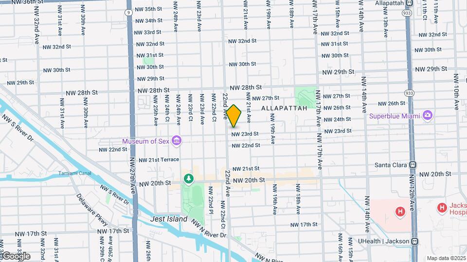 2179 NW 23rd St Map and Location Details