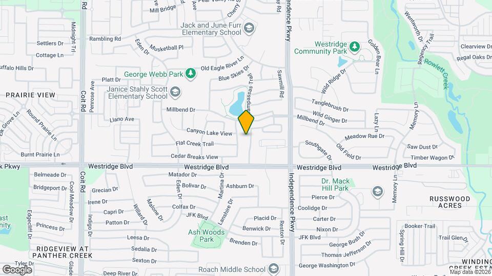 1400 Lauren Creek Ln Map and Location Details