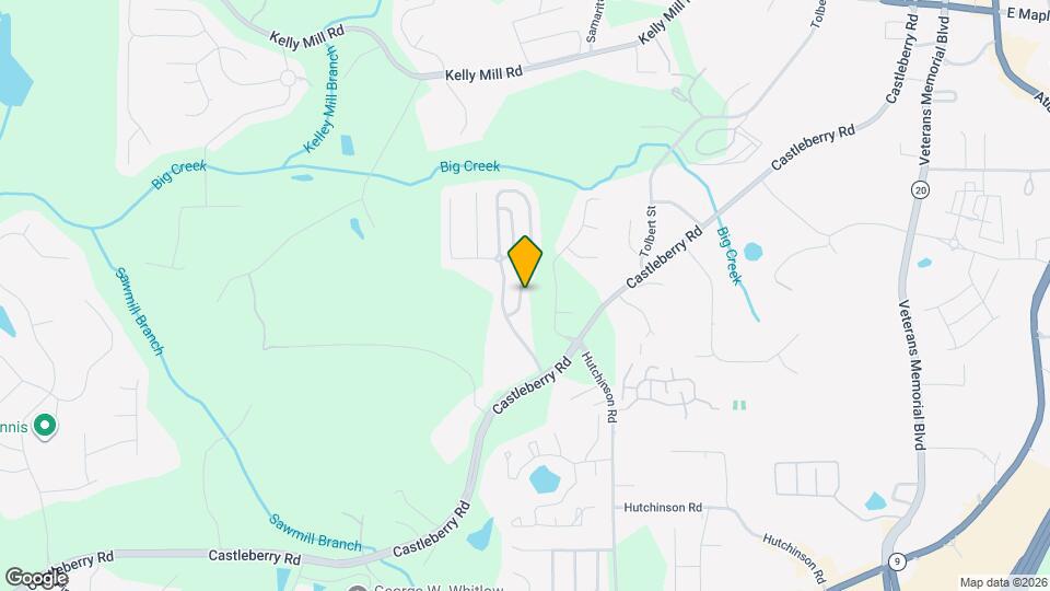 3328 Castleberry Village Cir Mapa y Detalles de la Ubicación