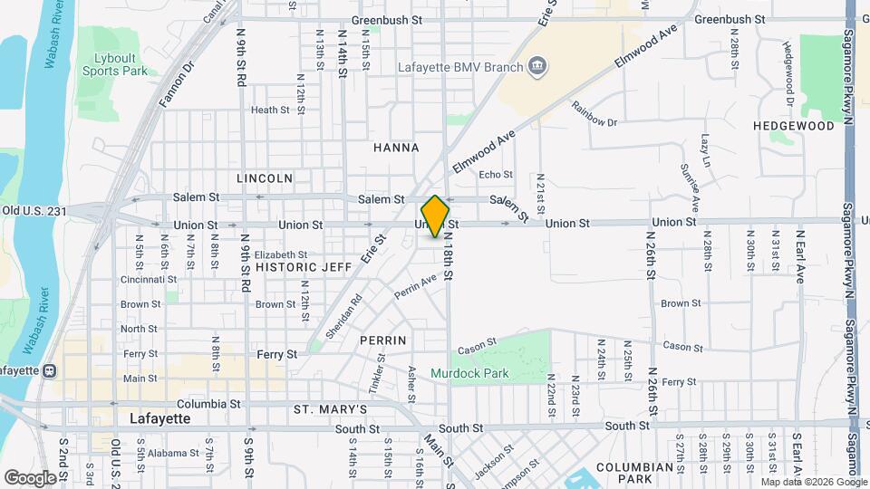 1718 Rainey St Mapa y Detalles de la Ubicación