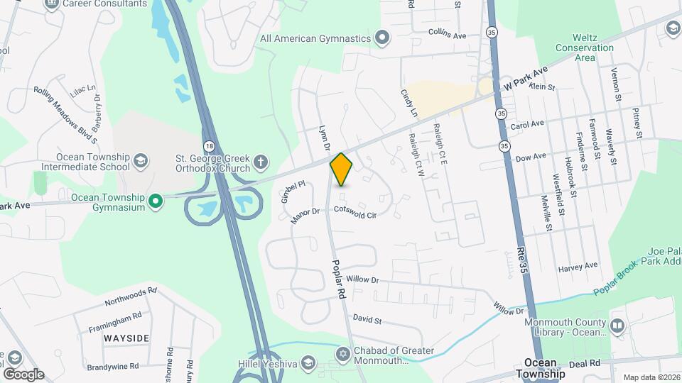 9 Cotswold Cir, Unit 809 Map and Location Details