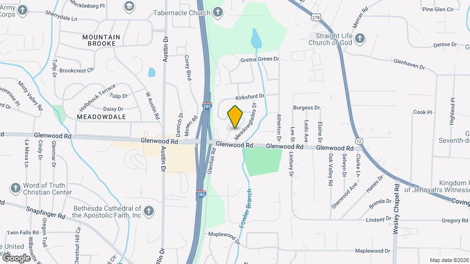 105 Glen Acres Ct Map and Location Details