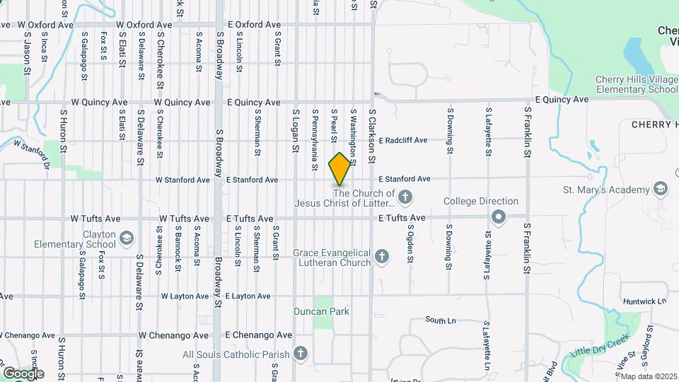 4524 S Pearl St Map and Location Details