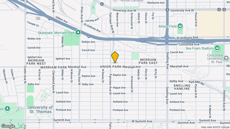1801 Marshall Ave, Unit Marshall Map and Location Details