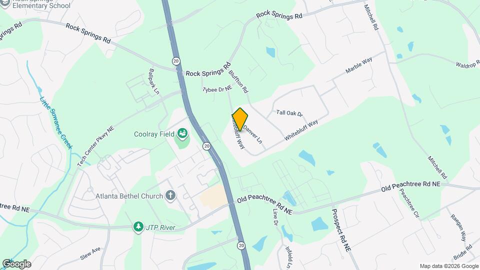 2501 Whitebluff Way Mapa y Detalles de la Ubicación