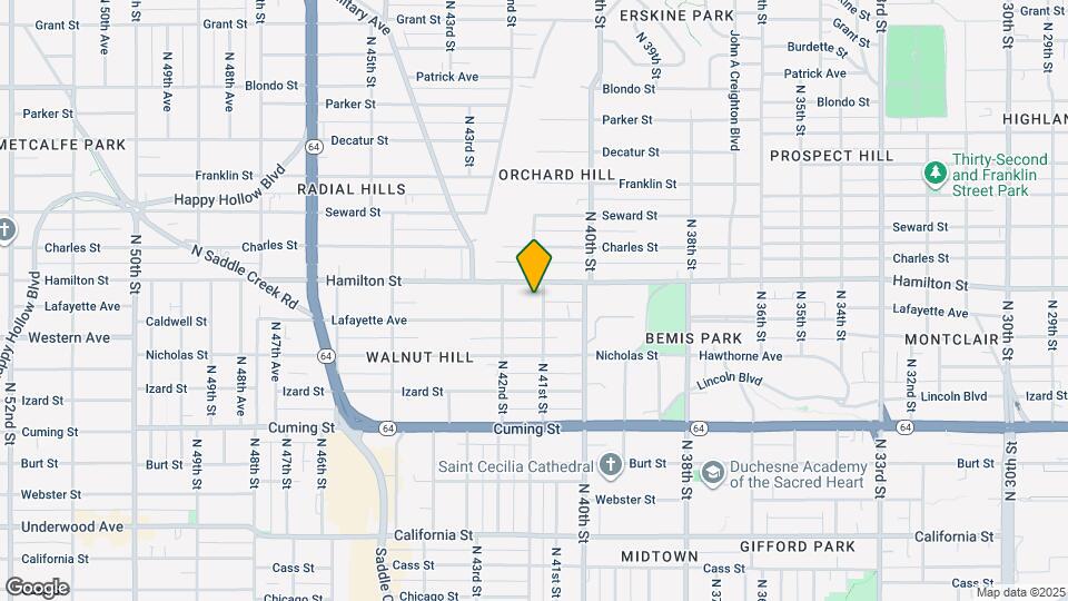 1314 N 41st St Map and Location Details