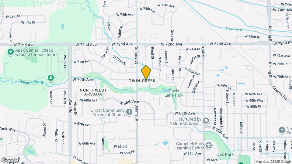 11530 W 70th Pl Map and Location Details