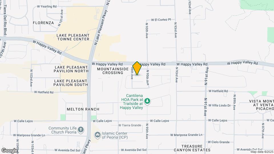 9561 W Weeping Willow Rd Map and Location Details