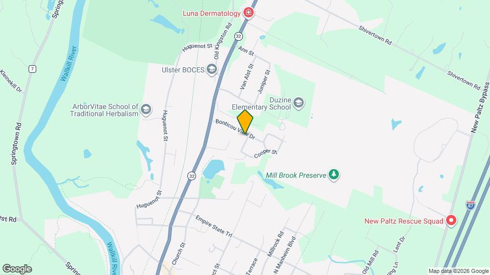 16 Bonticou View Dr, Unit Upstairs Apartment Mapa y Detalles de la Ubicación