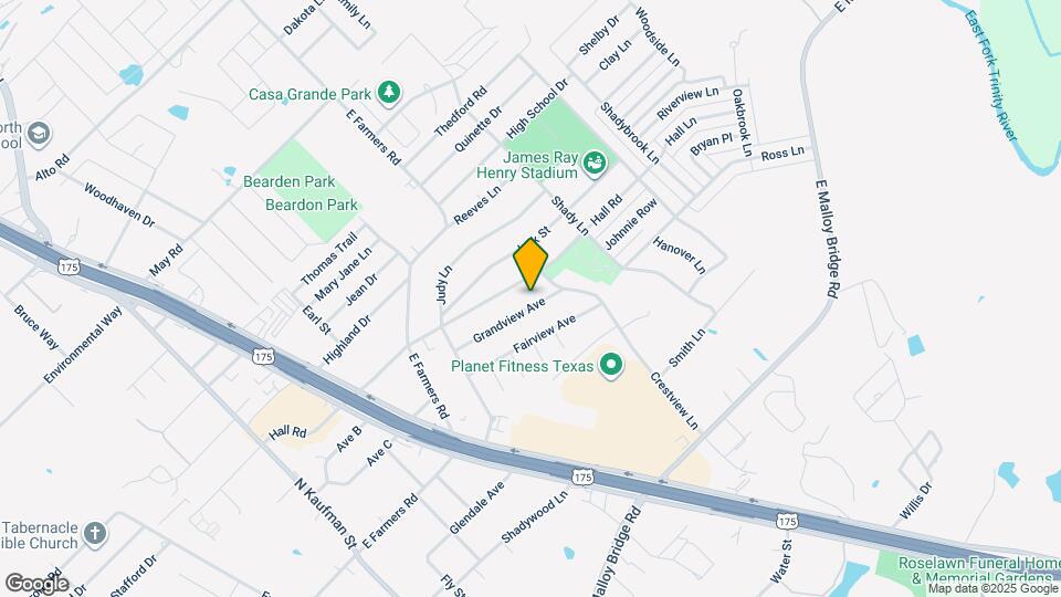 733 Grandview Ave Map and Location Details