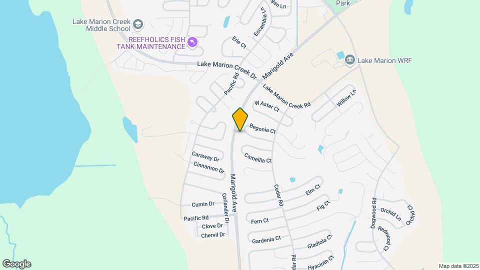 361 Begonia Ct Map and Location Details