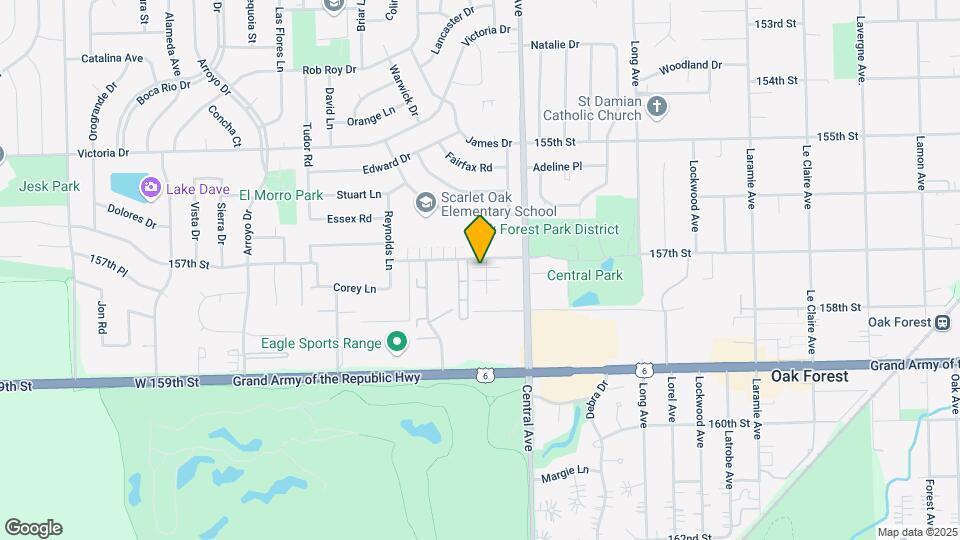 15706 Independence Ct Map and Location Details