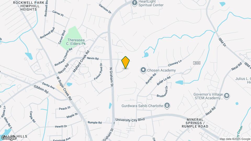 2800 Black Walnut Ln Map and Location Details