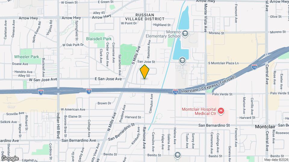 9436 Ramona Ave Map and Location Details