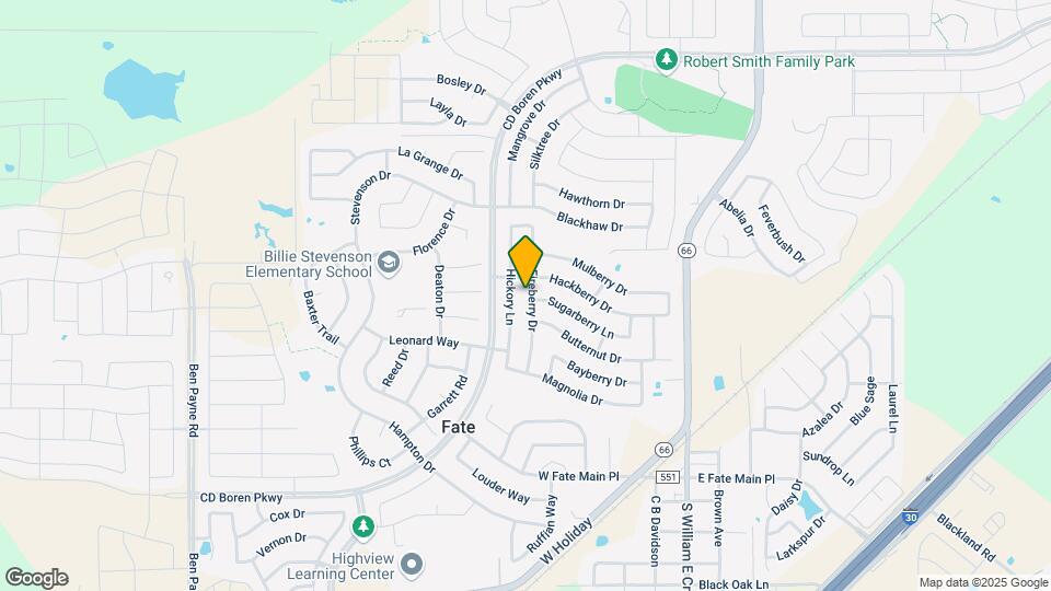 601 Fireberry Dr Map and Location Details
