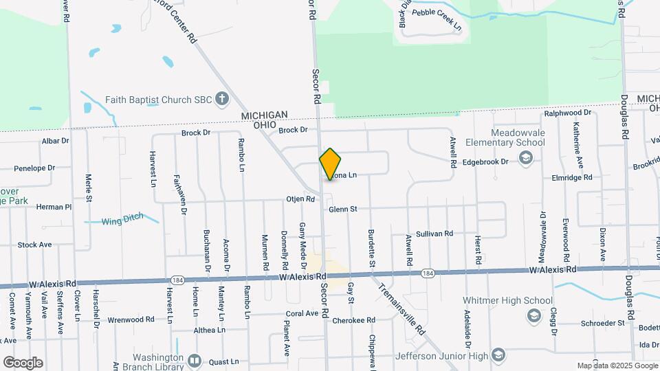 6020 Secor Rd Map and Location Details