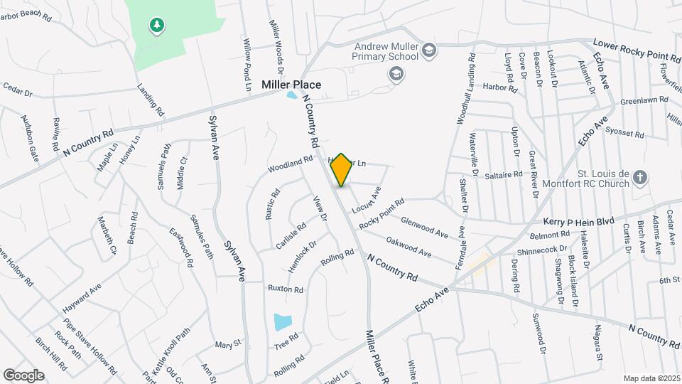 227 N Country Rd Map and Location Details