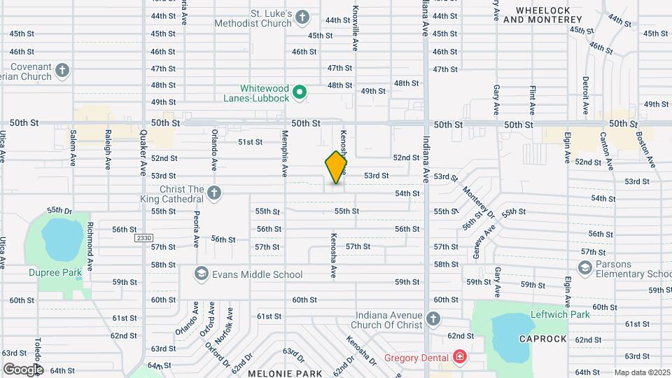 3610 54th St Map and Location Details