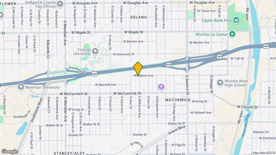 801 S Millwood Ave Map and Location Details