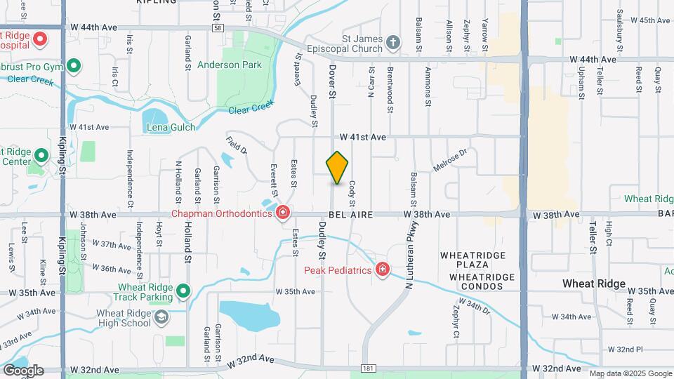 3900 Dover St Map and Location Details