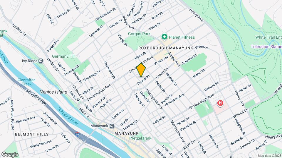 4541 Manayunk Ave, Unit B - 2nd Floor Map and Location Details