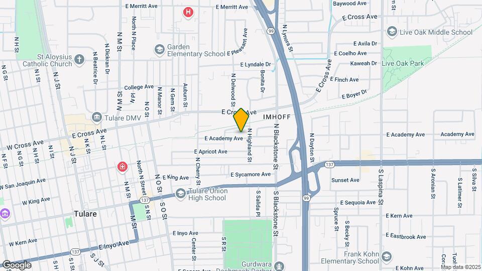 964 E Academy Ave Mapa y Detalles de la Ubicación