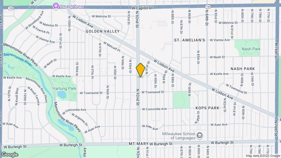 3460 N 92nd St Mapa y Detalles de la Ubicación