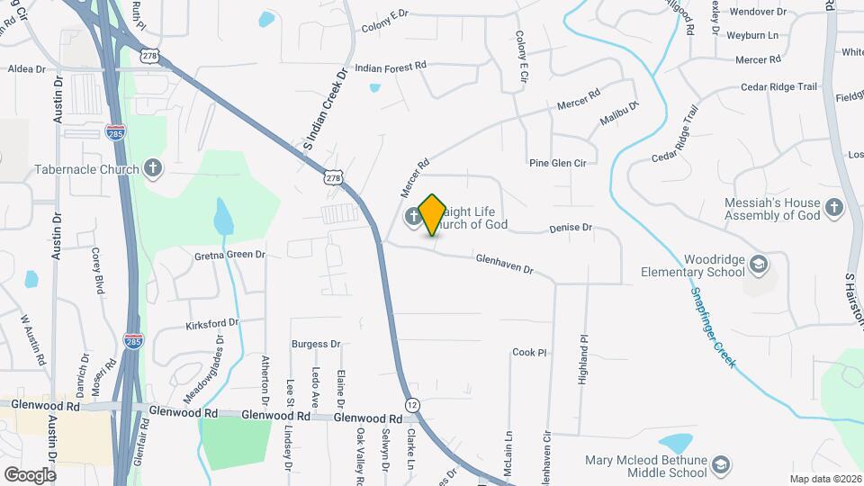 4236 Glenhaven Dr Map and Location Details