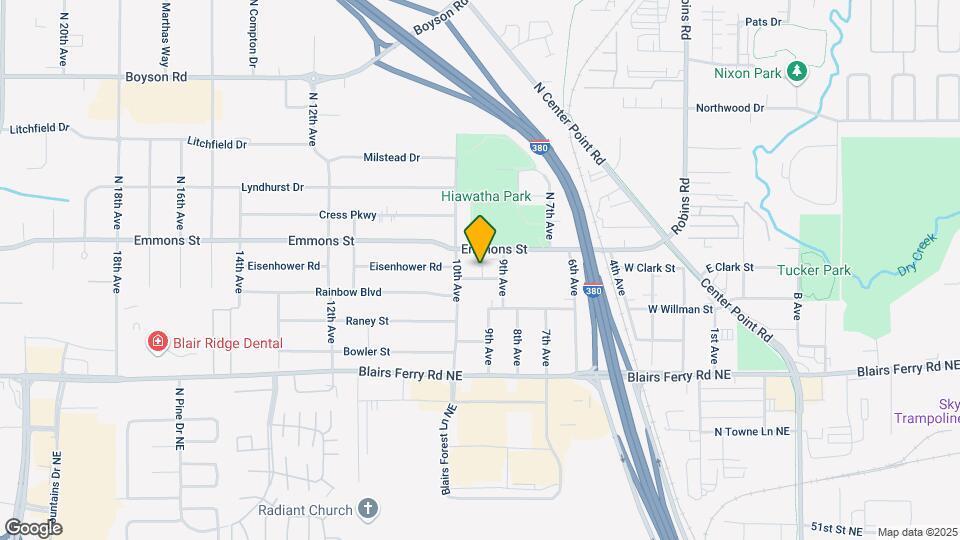 940 Eisenhower Rd Map and Location Details