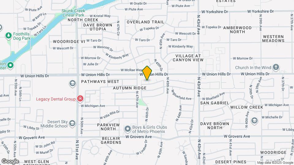 18432 N 46th Ave Map and Location Details