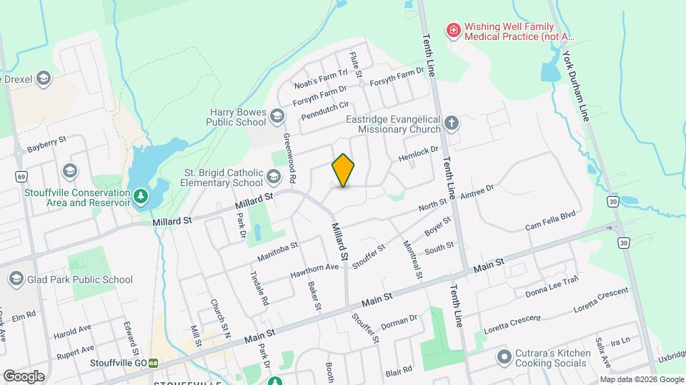 250 Hemlock Dr Map and Location Details