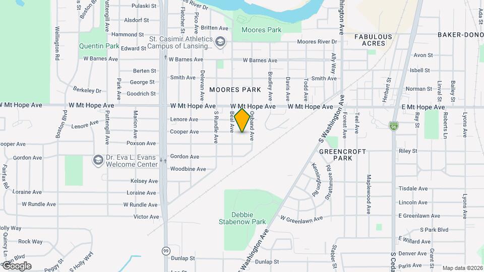 619 Cooper Ave Mapa y Detalles de la Ubicación