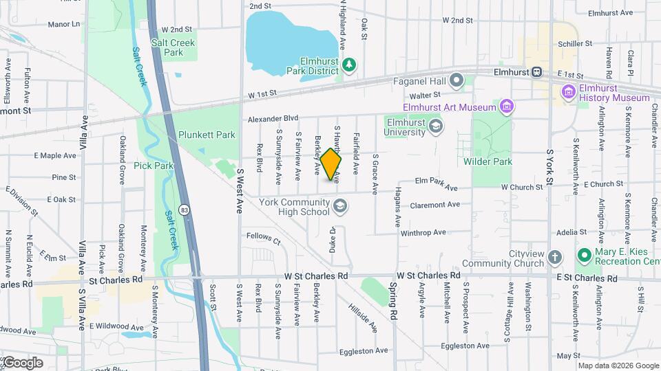 228 S Hawthorne Ave Map and Location Details