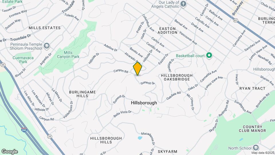 2225 Summit Dr Map and Location Details