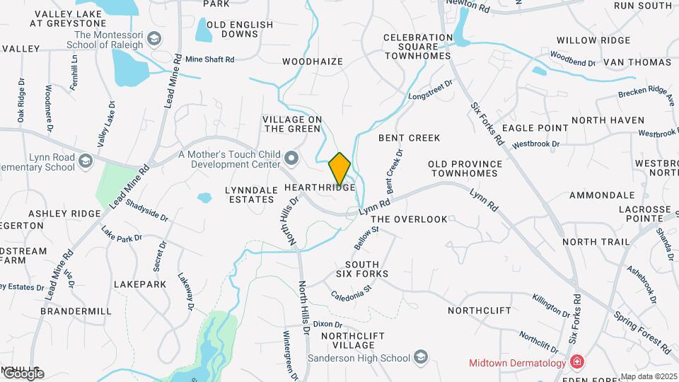 908 Hearthridge Rd Map and Location Details