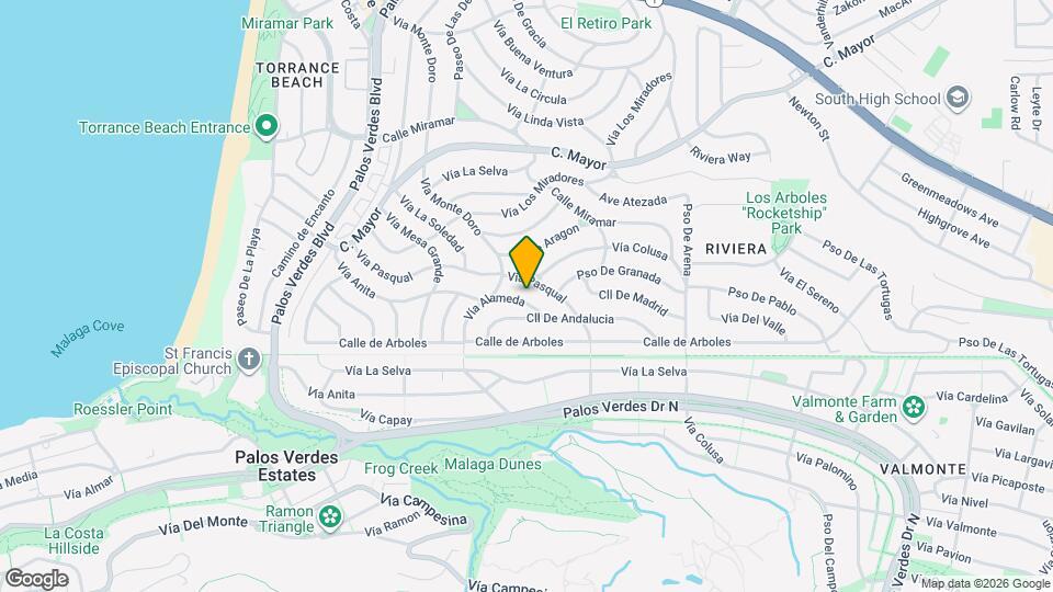 221 Vía Alameda Map and Location Details