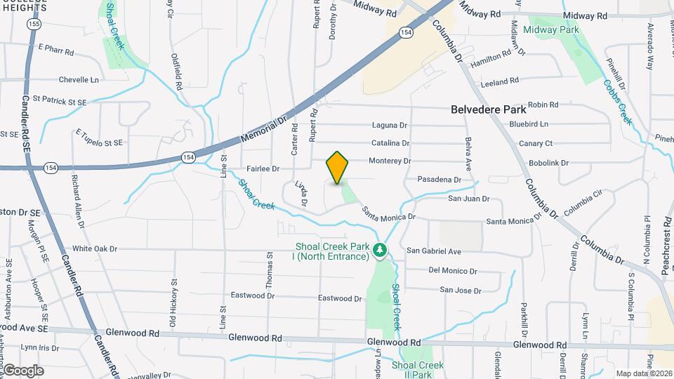 1597 Stanford Way Map and Location Details