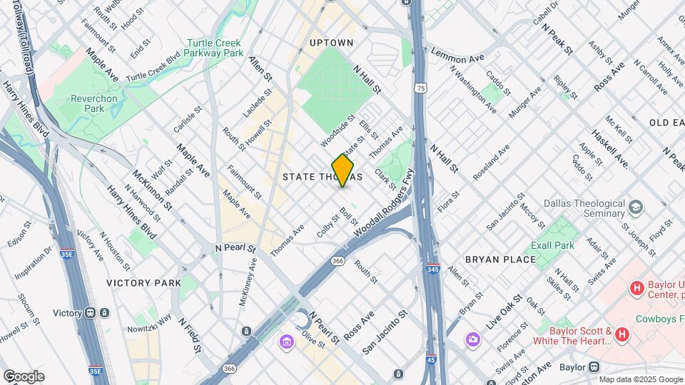 2222 Worthington St Map and Location Details