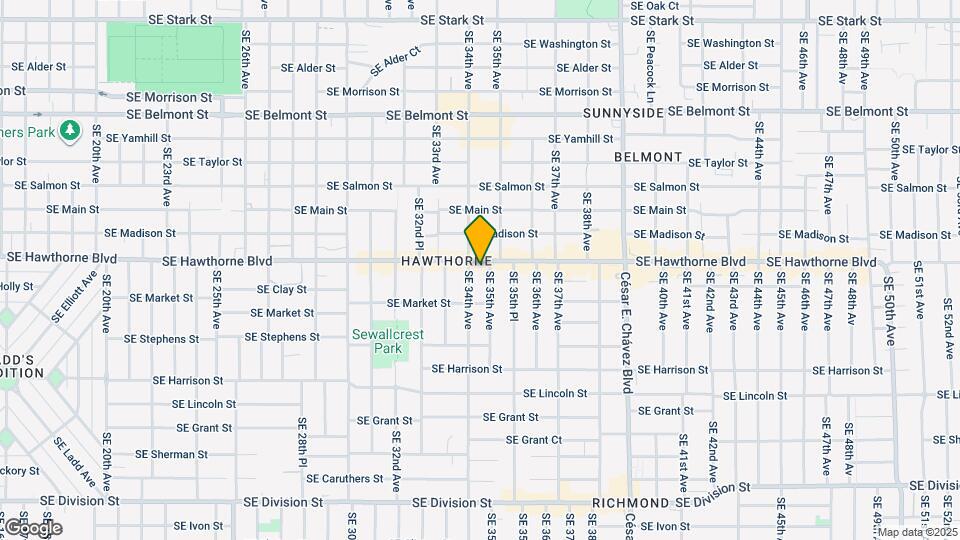 The Hawthorne Map and Location Details