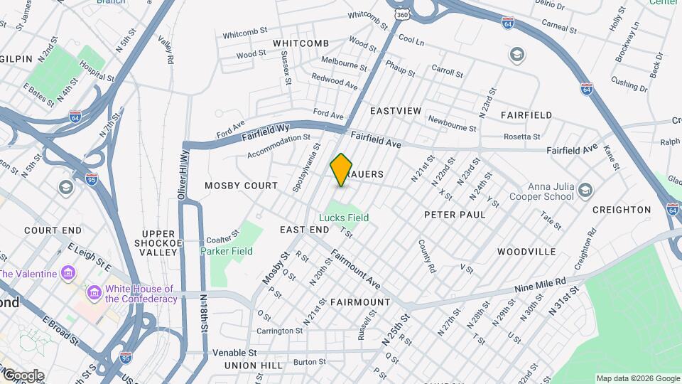 1429 Rogers St Map and Location Details