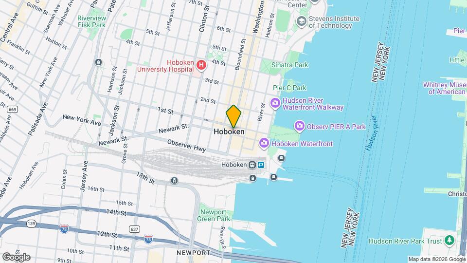 91 Washington St Map and Location Details