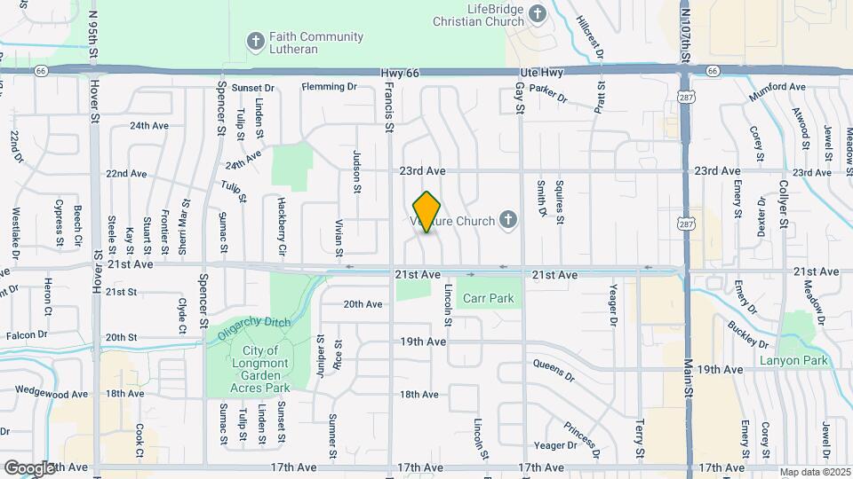 2132 Sherman St Map and Location Details