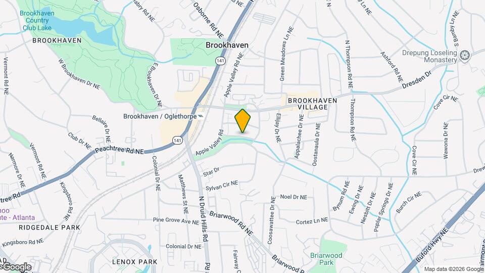 1318 Fernwood Cir NE Map and Location Details