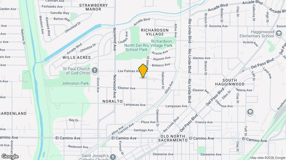 2749 Fairfield St Map and Location Details