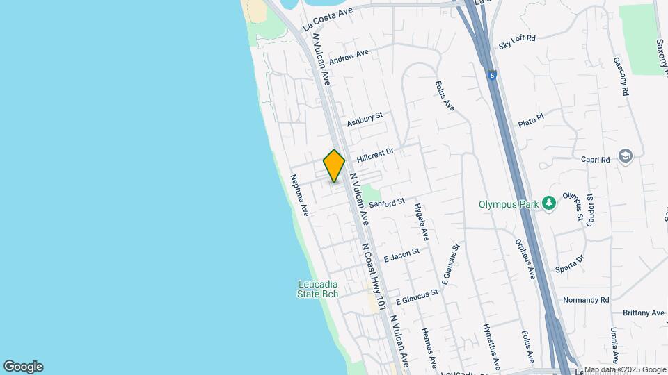 1560 N Coast Highway 101 Map and Location Details