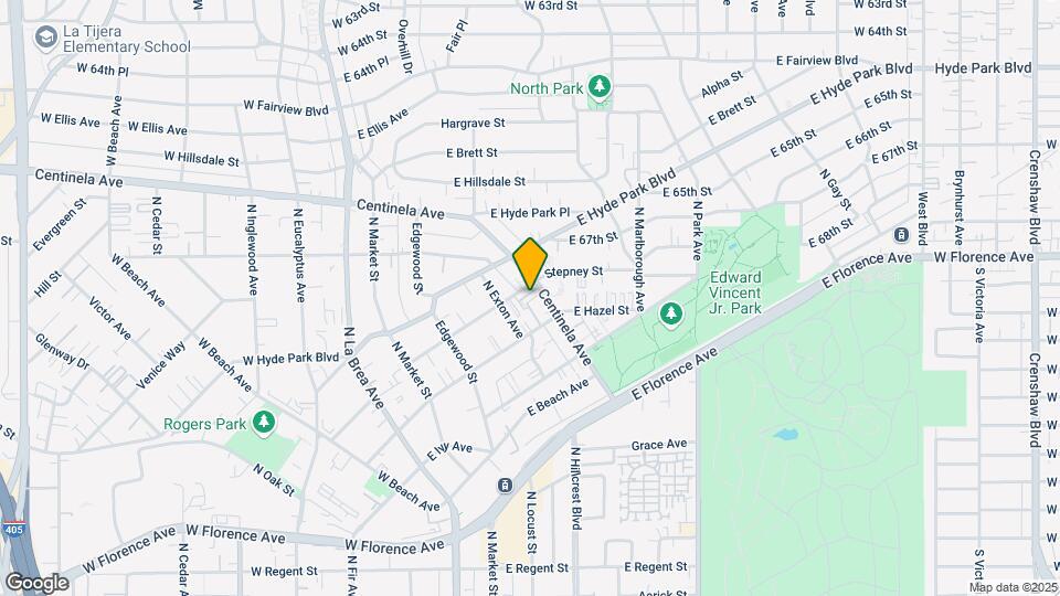 Centinela Auto Courts Mapa y Detalles de la Ubicación