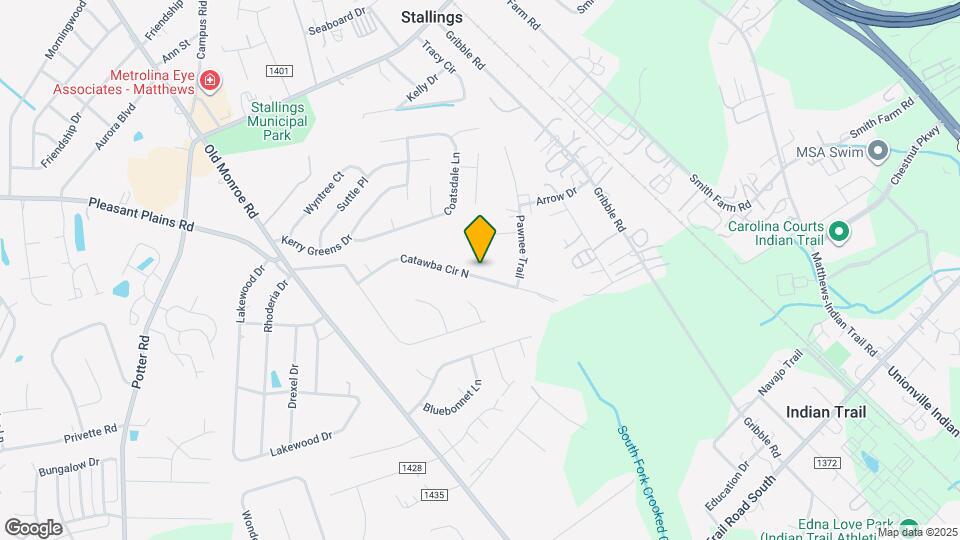 609 Catawba Cir N Map and Location Details