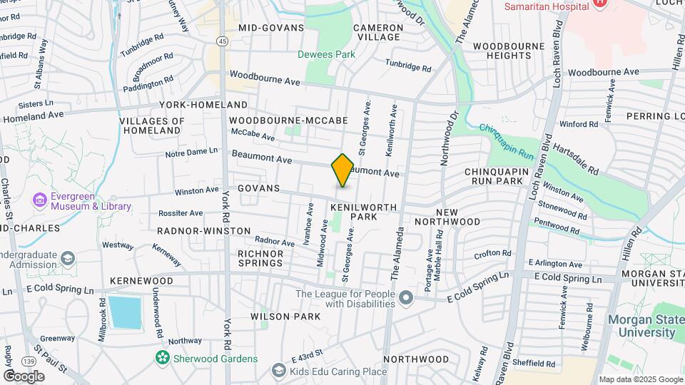 5107 Midwood Ave Map and Location Details