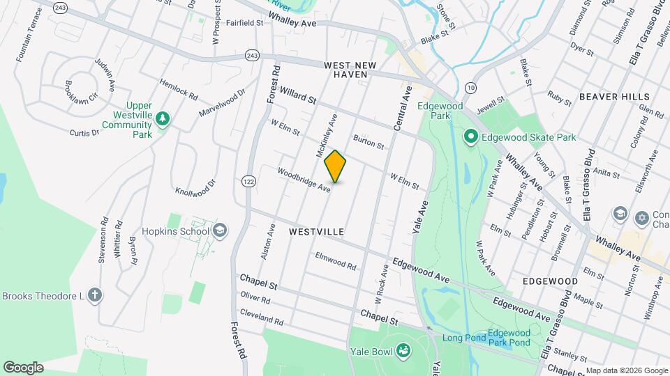 189 Alden Ave, Unit 2nd fl Map and Location Details